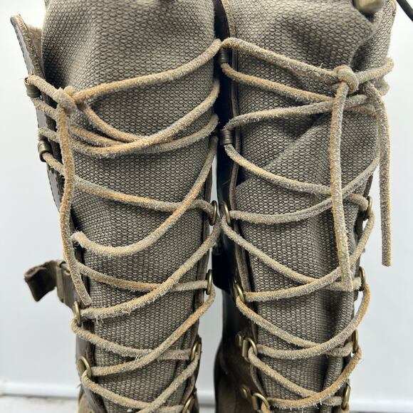 Sorel Boots Womens 10.5 Conquest Carly Tall Brown Waterproof Winter NL2033 - Picture 11 of 12